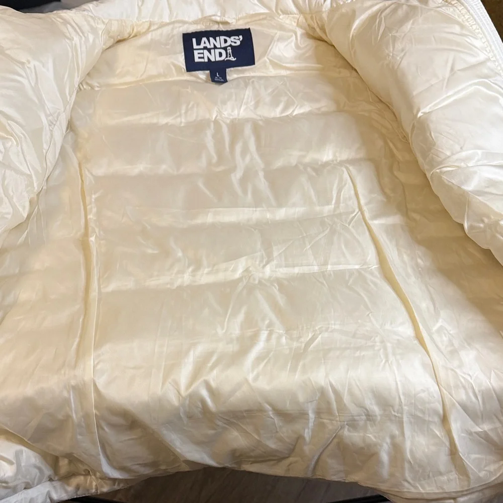 Lands' End Down Puffer Women's Vest 80% Down 20% feathers